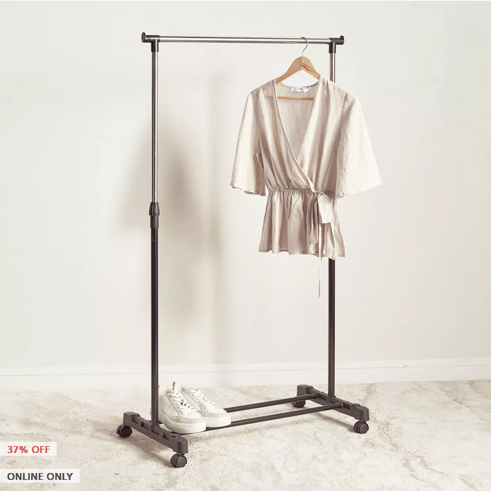 HomeCentre : MEGAN : Cloths Rail With Wheels