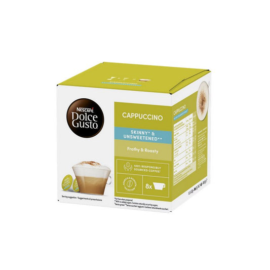 NESCAFE : Dolce Gusto : Cappuccino Skinny/Unsweetend Coffee Pods