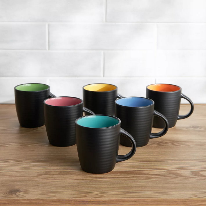 HomeCentre : NERO : 6-Piece Ceramic Mug