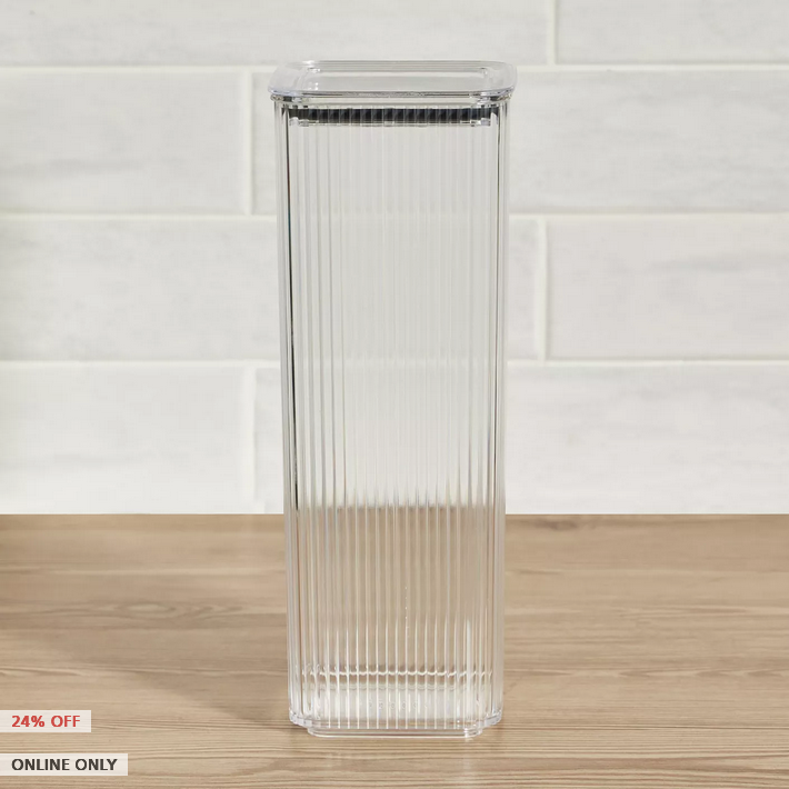 HomeCentre : NIXON : Ribbed Food Container - 2.15 Liter