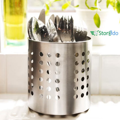 IKEA : ORDNING : Stainless Steel Cutlery Stand