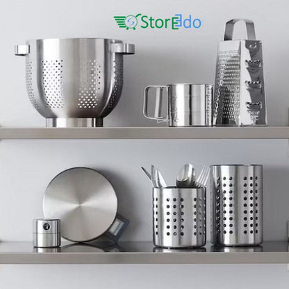 IKEA : ORDNING : Stainless Steel Utensil Stand