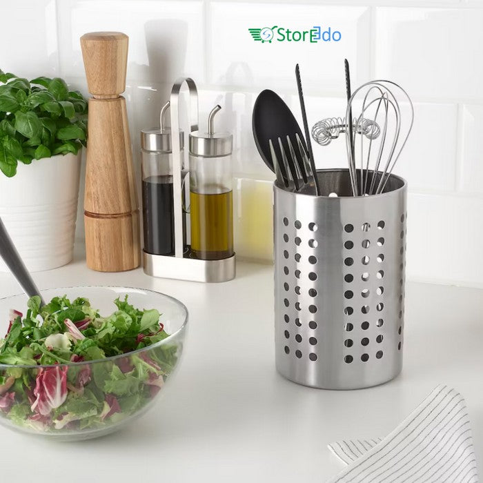 IKEA : ORDNING : Stainless Steel Utensil Stand