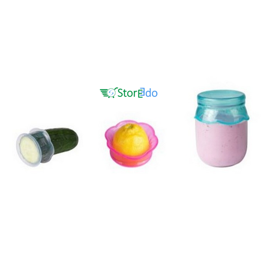 IKEA : OVERMATT : Silicon Food Covers - Set of 3