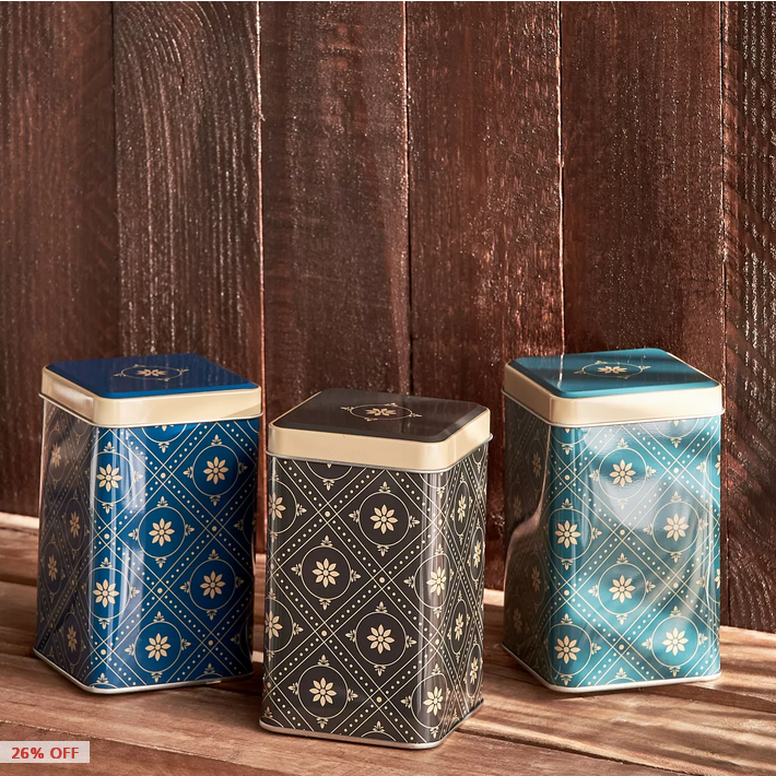 HomeCentre : ORLA : 3-Piece Canister Set