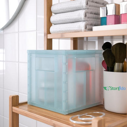 IKEA : PANSARTAX : Storage Box With Lid - Transparent