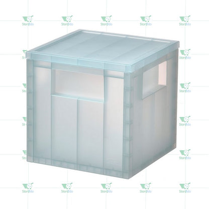 IKEA : PANSARTAX : Storage Box With Lid - Transparent