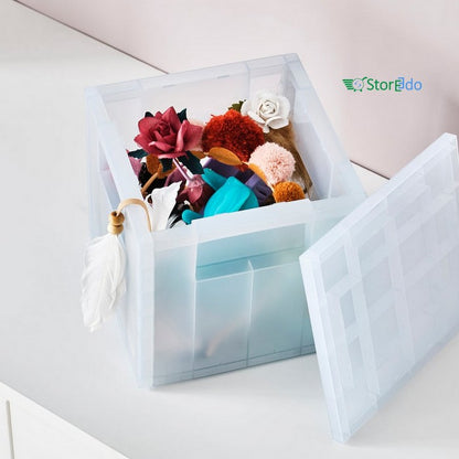 IKEA : PANSARTAX : Storage Box With Lid - Transparent