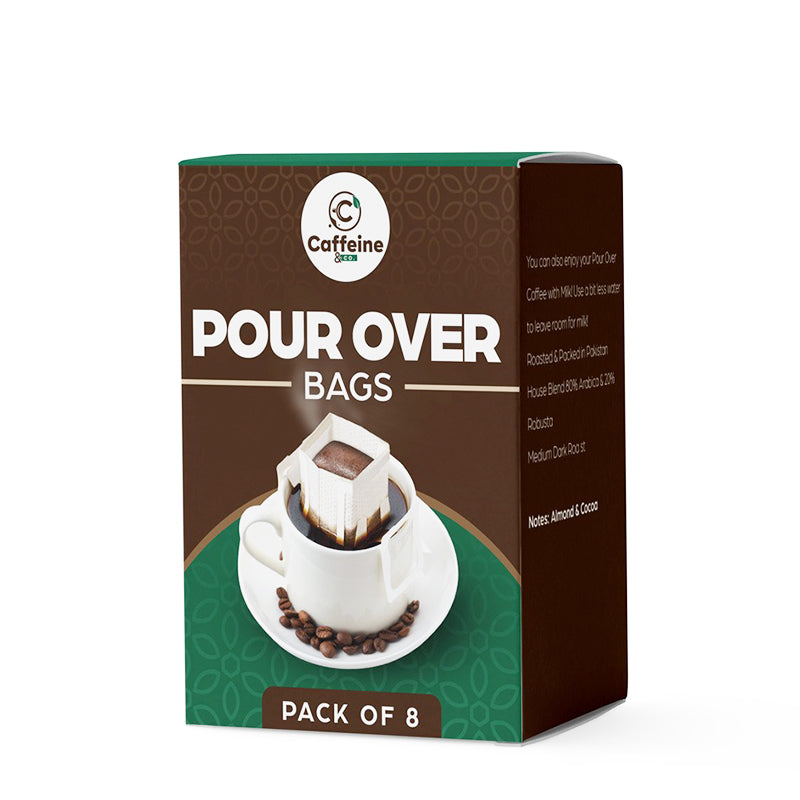 Caffeine & Co. Pour Over Bags Pack of 8