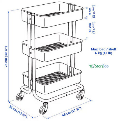 IKEA : RASKOG : Trolley