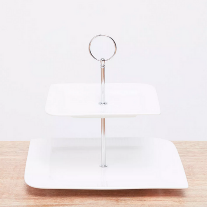 HomeCentre : Ripple: 2-Tier Cake Stand