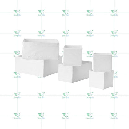 IKEA : SKUBB : Drawer Organizing Boxes - Set of 6