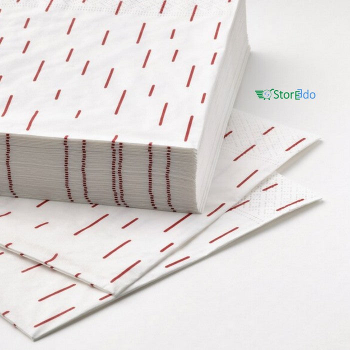 IKEA : SNOKRABBA : Paper Napkin - Patterned