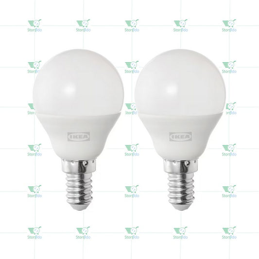 IKEA : SOLHETTA : LED Bulb E14 470 lumen - Set of 2