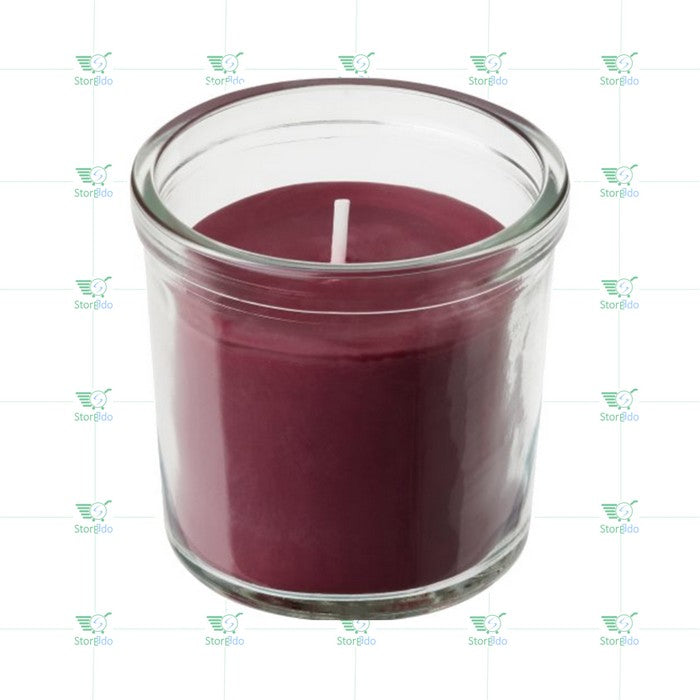 IKEA : STORTSKON : Scented candle in Glass / Berries