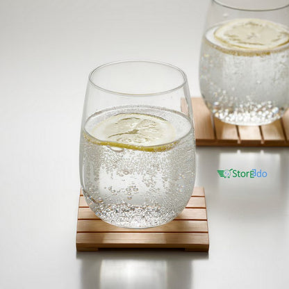 IKEA : STRANDFLOKA : Coaster Bamboo - Set of 2