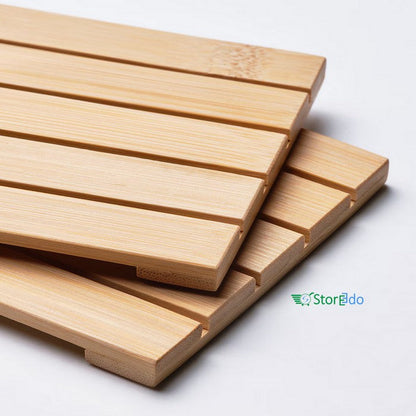 IKEA : STRANDFLOKA : Coaster Bamboo - Set of 2