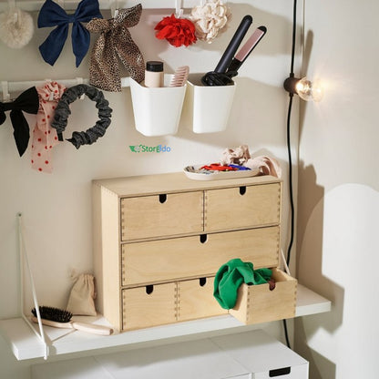 IKEA : SUNNERSTA : Rail with 4 Hooks and 2 Containers