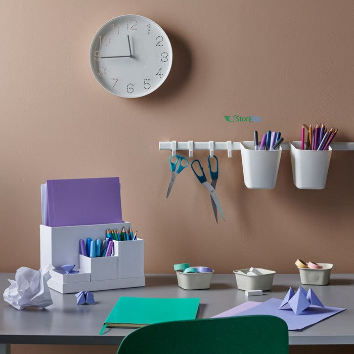 IKEA : SUNNERSTA : Rail with 4 Hooks and 2 Containers