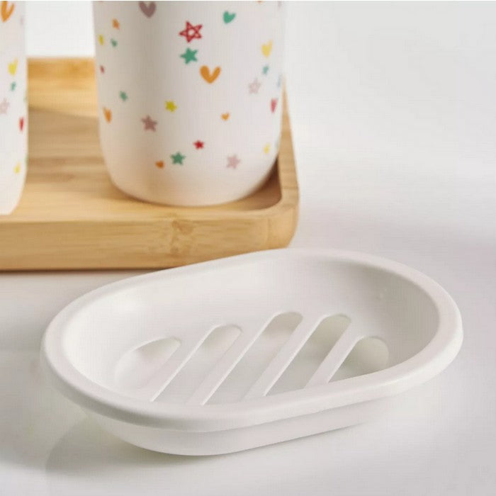 HomeCentre : EMILY Hearts : 3 - Piece Bath Accessory Set