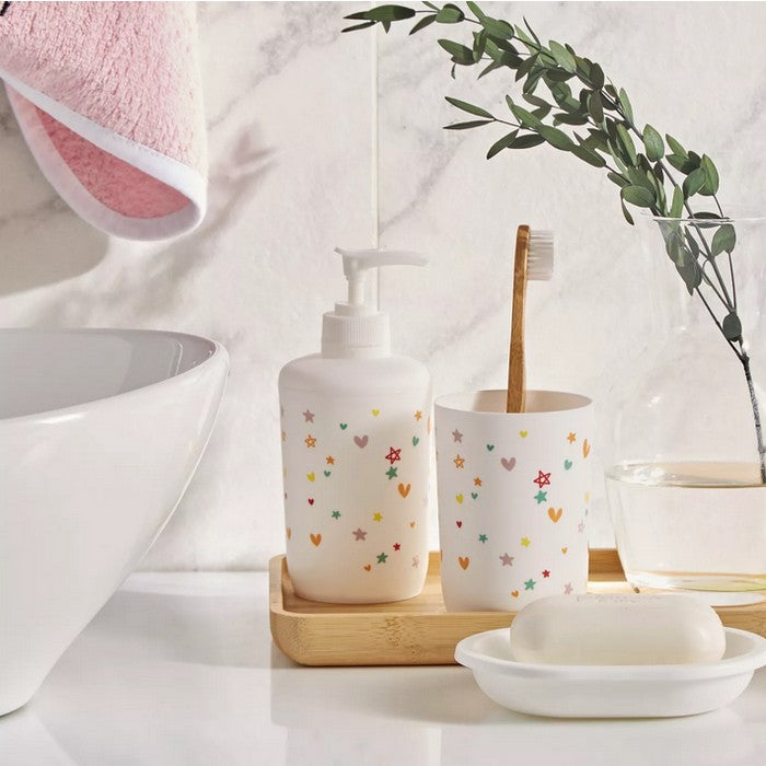 HomeCentre : EMILY Hearts : 3 - Piece Bath Accessory Set