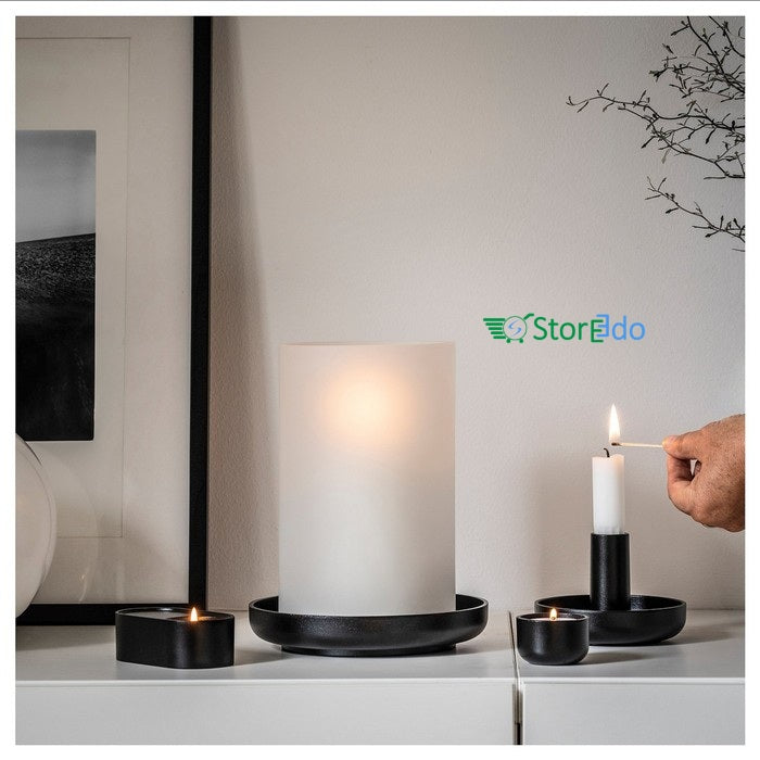 IKEA : HEDERVARD : Lantern Frosted Glass