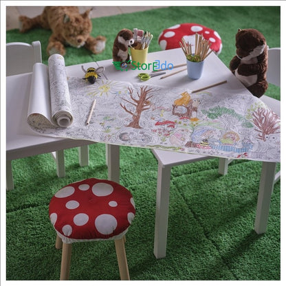 IKEA : SKOGSDUVA : Colouring Paper Roll - Enchanted Forest
