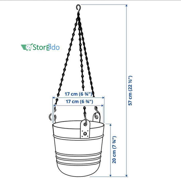IKEA : PARLRONN : Hanging Planter - In/Out Door