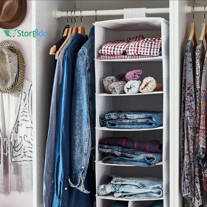 IKEA : STUK : Hanging Storage With 7 Compartments