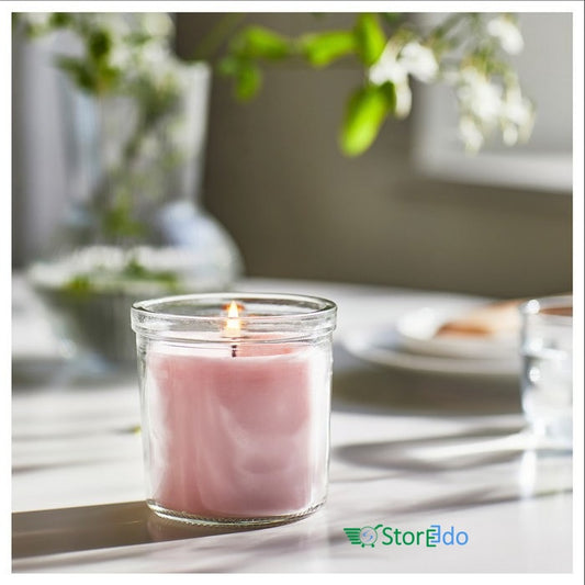 IKEA : LUGNARE : Scented Candle in Glass- Jasmine