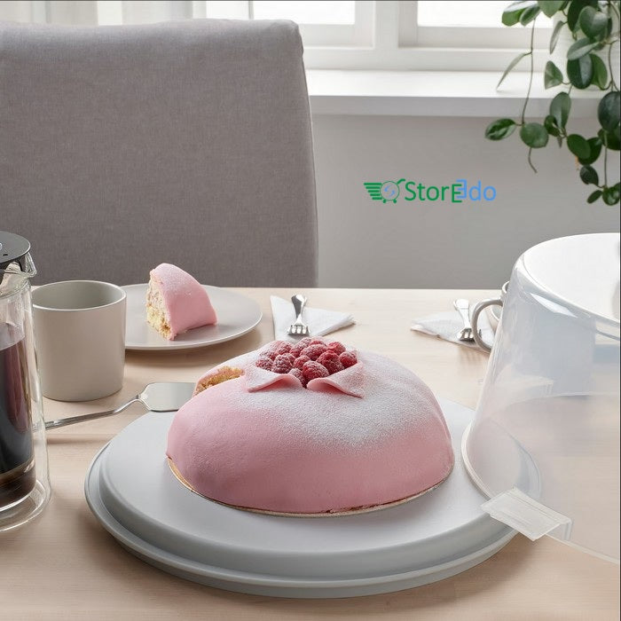 IKEA : KRISPIG : Cake Stand With Lid