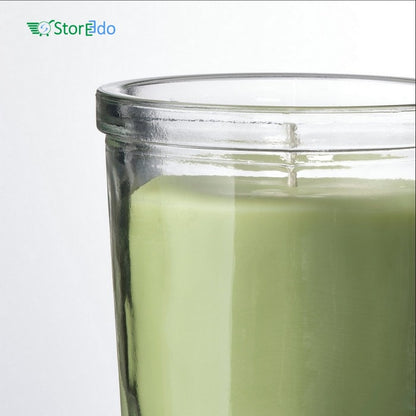 IKEA : LOVSKOGSLUND : Scented Candle In Glass - Apple