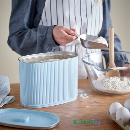 IKEA : BETTHAJ : Tin With Lid for Dry Food