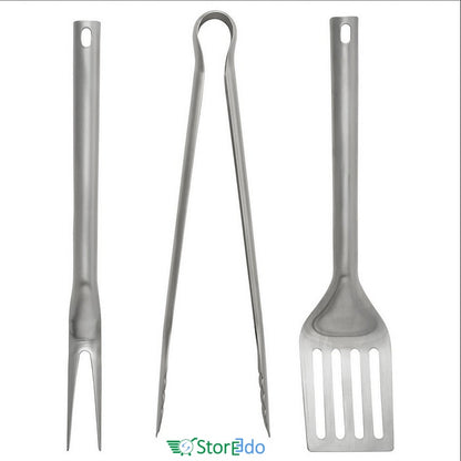 IKEA : GRILLTIDER : Barbecue Tools Set of 3 - Stainless Steel