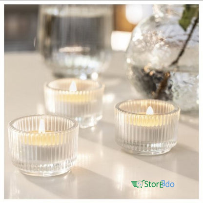 IKEA : LOVSKOGSLU : Sented Tealight- Apple