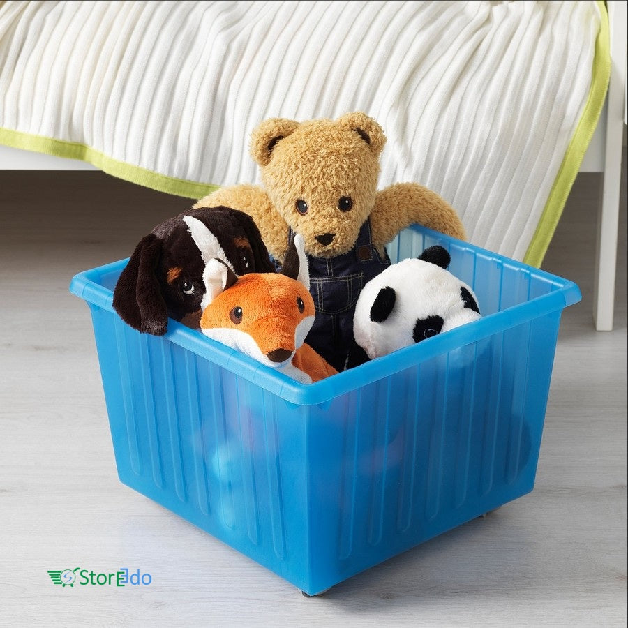 IKEA : VESSLA : Storage Crate With Caster