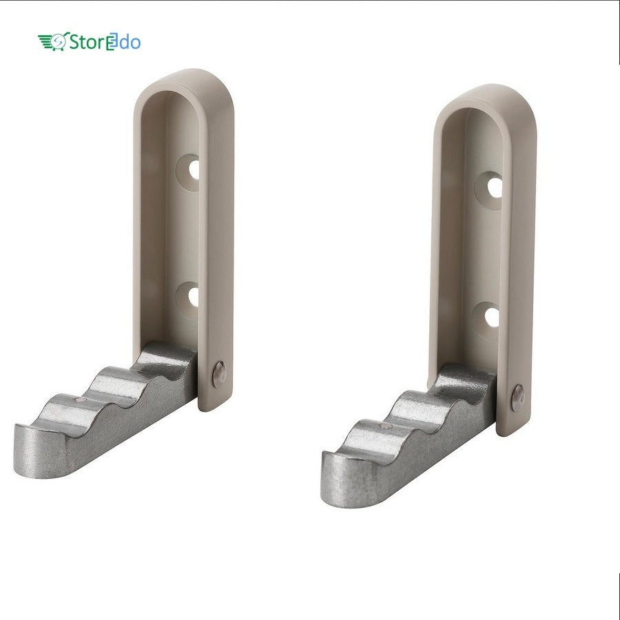 IKEA : KLYKET : Folding Hook Aluminium - Set of 2