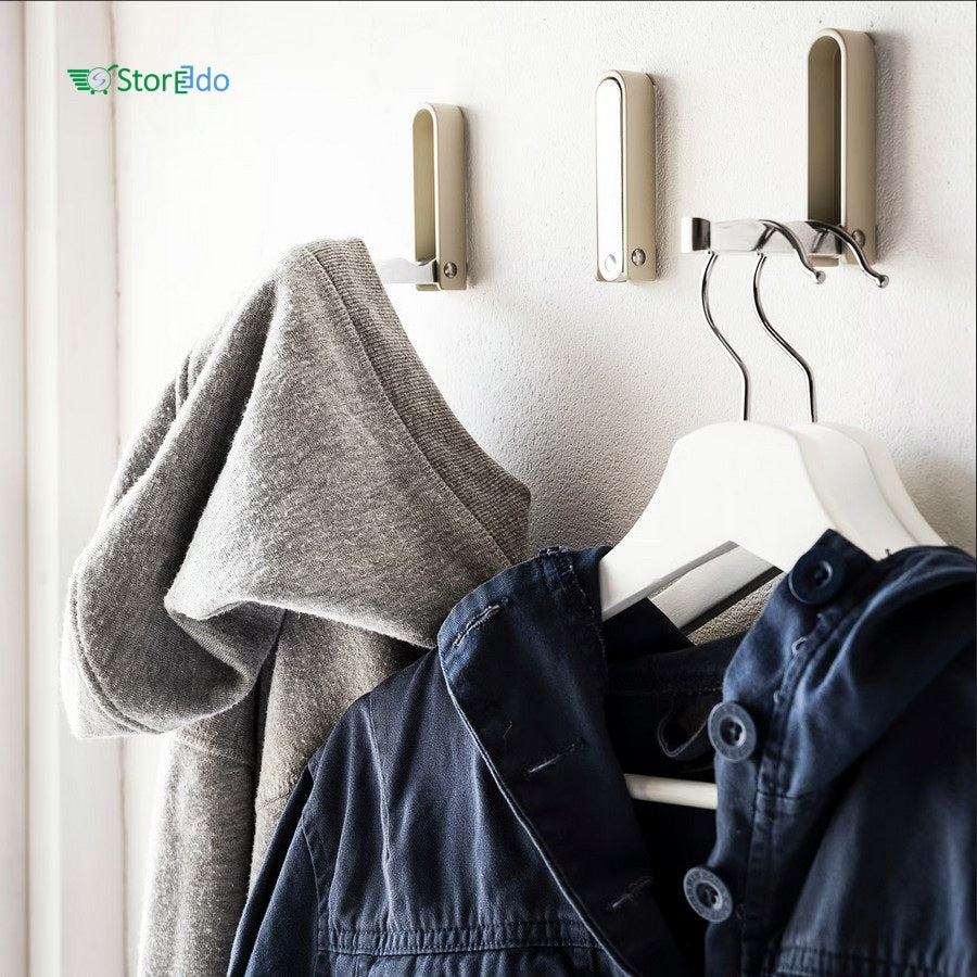 IKEA : KLYKET : Folding Hook Aluminium - Set of 3