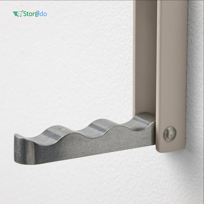 IKEA : KLYKET : Folding Hook Aluminium - Set of 3