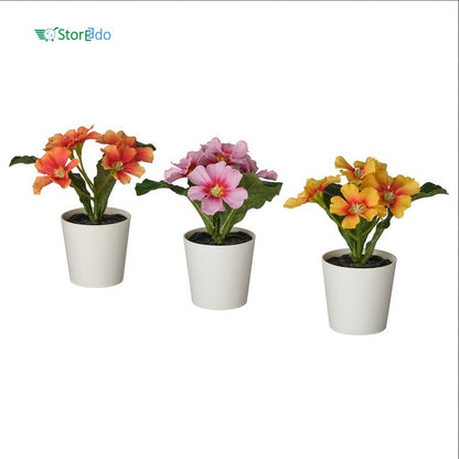 IKEA : FEJKA : Artificial Potted Plant - Primrose - Set of 3