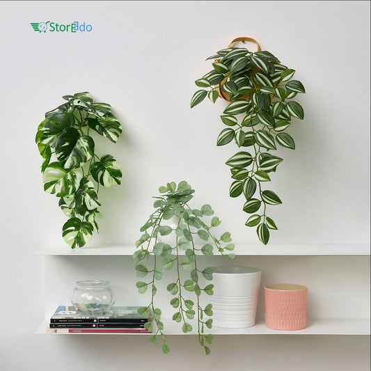 IKEA : FEJKA : Artificial Plant With Wall Holder - Set of 3