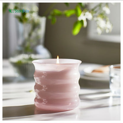 IKEA : LOVSKOGSLUND : Scented Candle in Glass- Jasmine