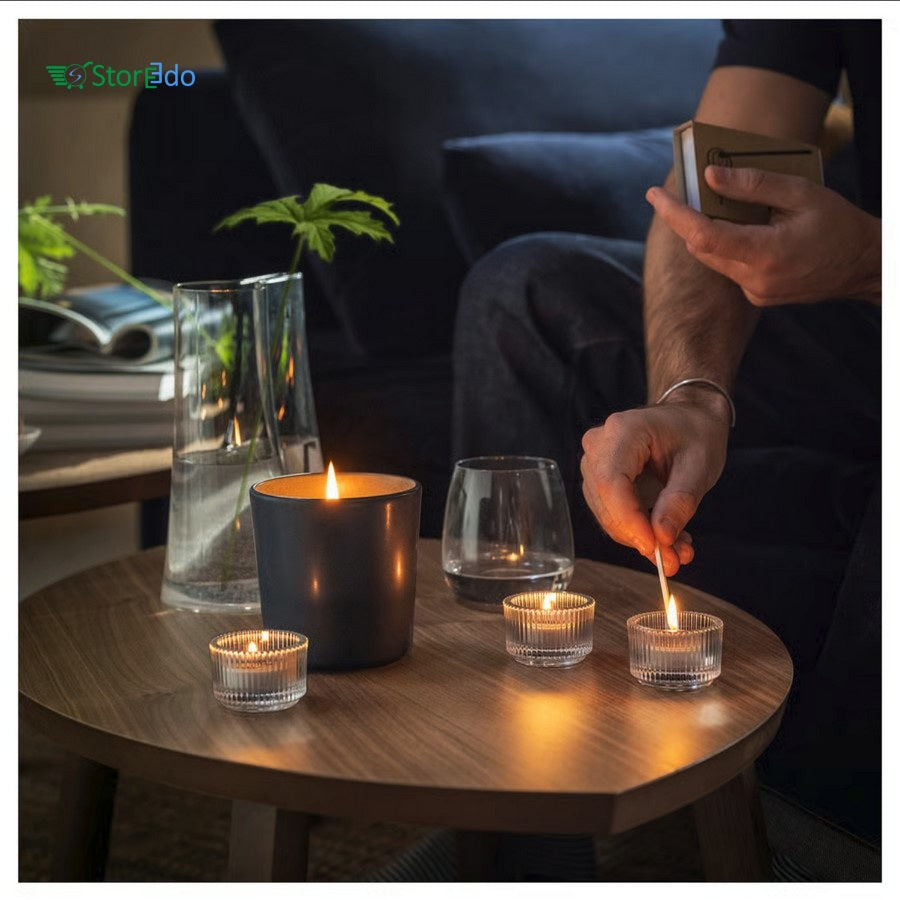IKEA : FRUKTSKOJ : Scented Tealight Vetiver & Giranium
