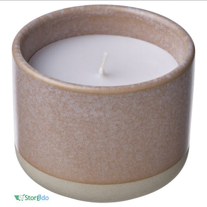 IKEA : LUGNARE : Scented Candle in Ceramic Jar- Jasmine