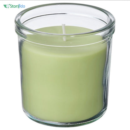 IKEA : LOVSKOGSLUND : Scented Candle in Glass- Apple