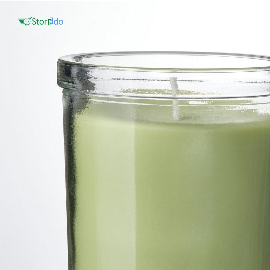 IKEA : LOVSKOGSLUND : Scented Candle in Glass- Apple