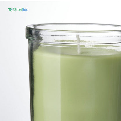 IKEA : LOVSKOGSLUND : Scented Candle in Glass- Apple