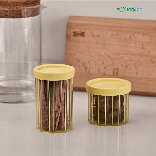 IKEA : SPJUTLILJA : Jar With Lid - Set of 2