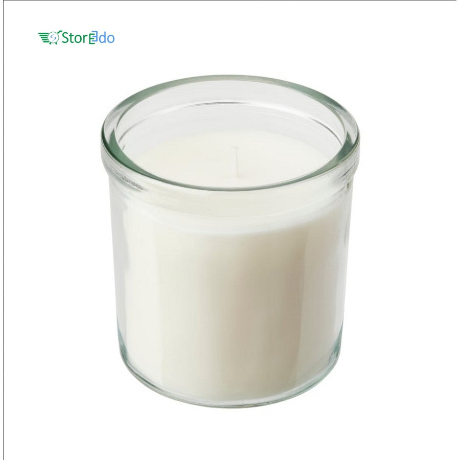 IKEA : LUGNARE : Scented Candle in Glass- Scandinavian Forest