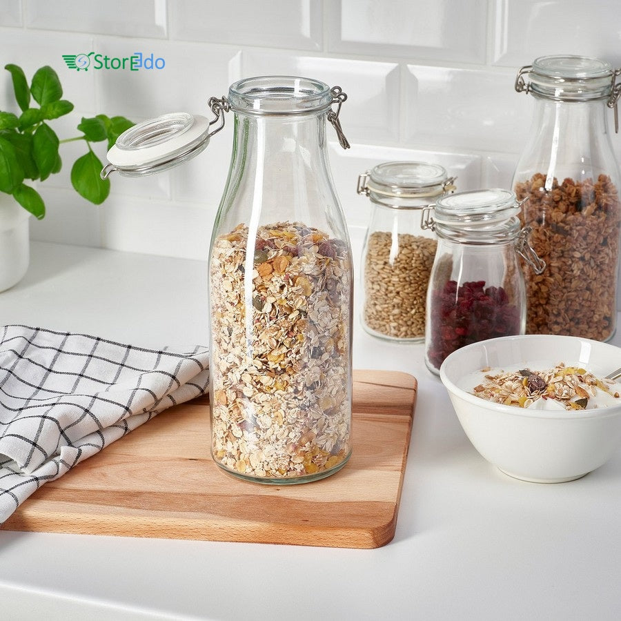 IKEA : KORKEN : Bottle Shapped Jar With Lid